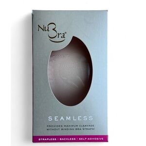 NuBra Seamless Backless Strapless Self-Adhesive Nude Bra Size C